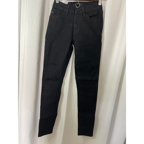KanCan blue jeans black in color women's size 24 waist or size 0 skinny jeans - Picture 10 of 14